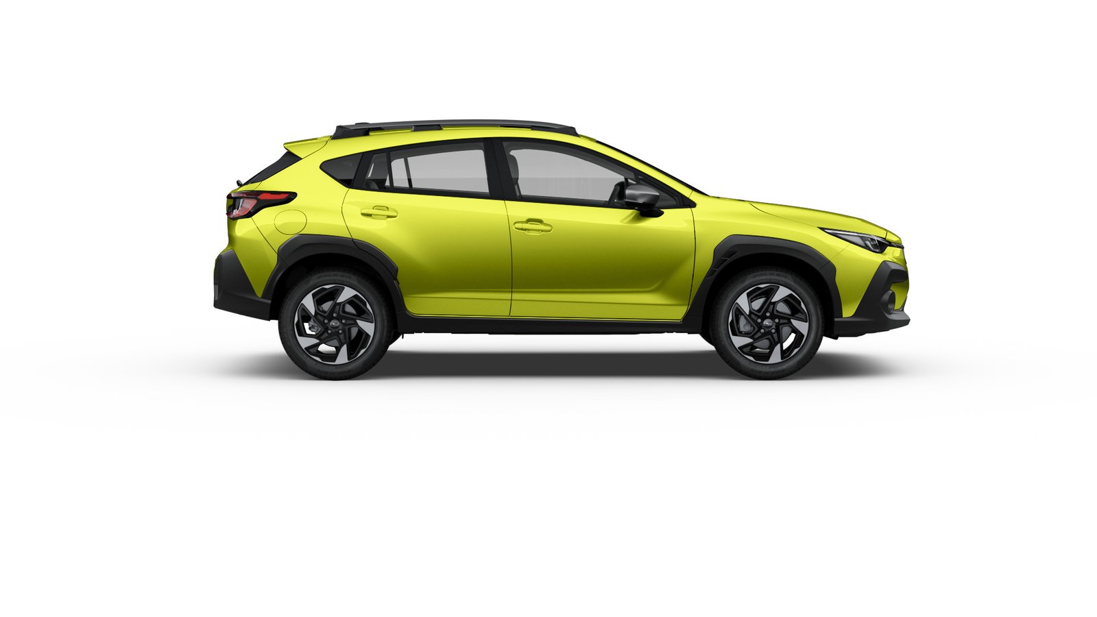 Subaru Crosstrek Citron Yellow Pearl - vista laterale